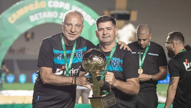 Márcio Fernandes após título da Copa Verde no ano passado