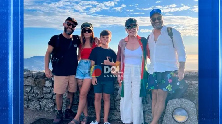 Ana Maria Braga com a família