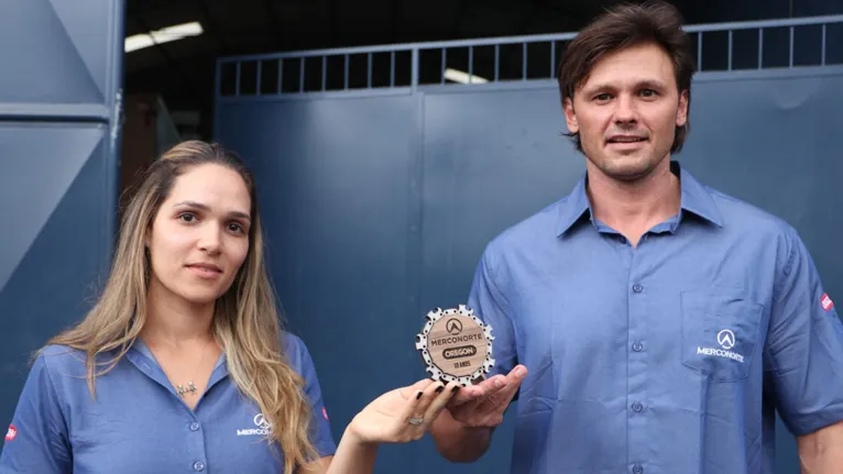 A diretora Ana Carolina Rigon Fante, ao lado de Thiago Rigon, falou do sucesso da empresa e os diferenciais da Merconorte