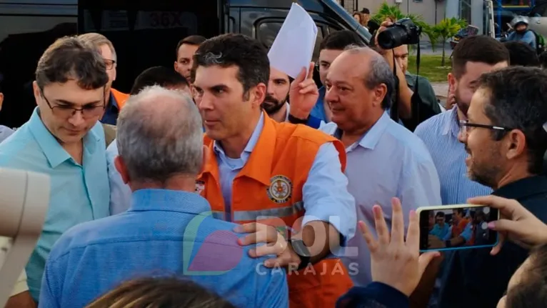 Governador do Pará, Helder Barbalho, acompanhou situação das cheias em Marabá nesta quarta (22)