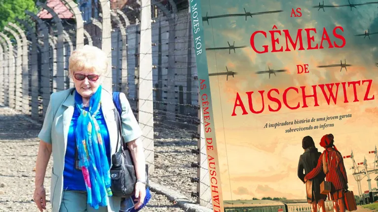 Ex-prisioneira de Mengele, Eva Mozes Kor caminha pelos terrenos de Auschwitz em 2007, em uma de suas muitas viagens lá como palestrante.