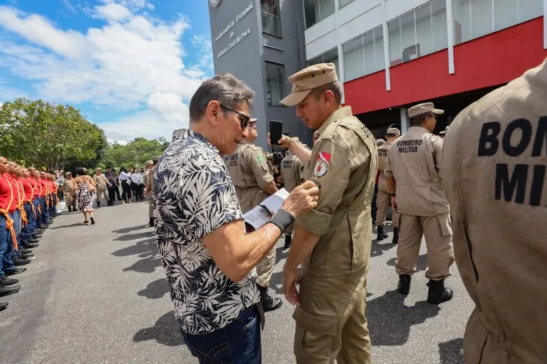 Total de 496 militares bombeiros do Pará foram promovidos pelo governo estadual nesta quarta-feira (26).