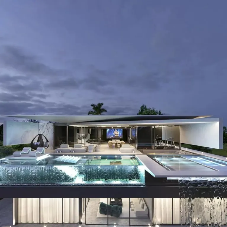 Nova mansão de Léo Santana tem piscina no teto. Veja imagens