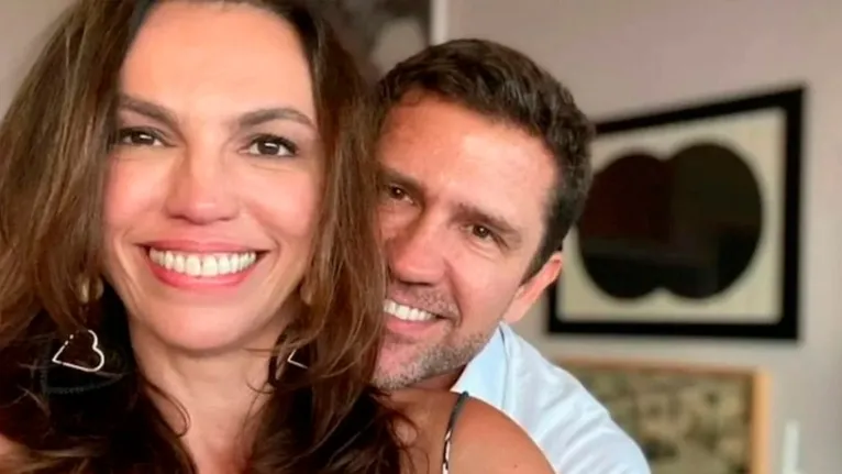 Ana Paula Araújo e o marido, Pedro Correa