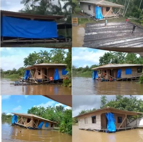 Foram mais de 40 horas de viagem pelos rios da Amazônia