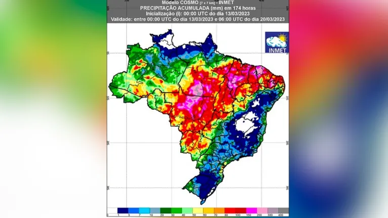 Previsão do tempo é de mais chuva para os próximos dias na região