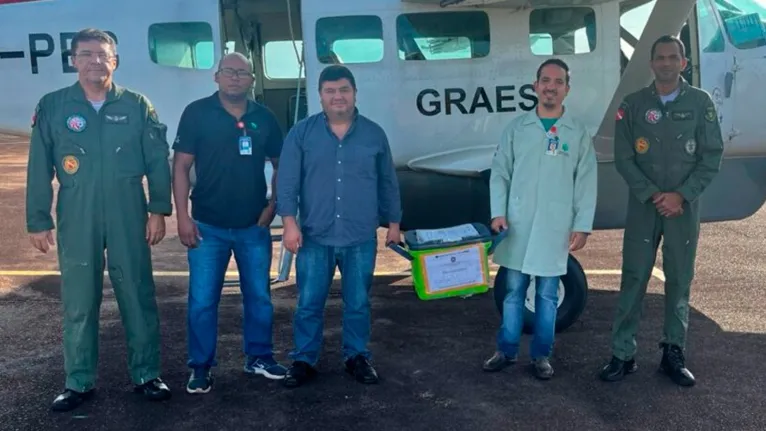 O transporte do rim foi feito pela equipe do Graesp e todo o procedimento levou o tempo de 23 horas