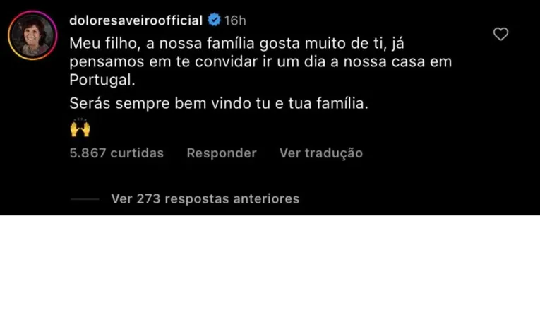 Mãe de CR7 convida Gusttavo Lima pra casa após foto de sunga