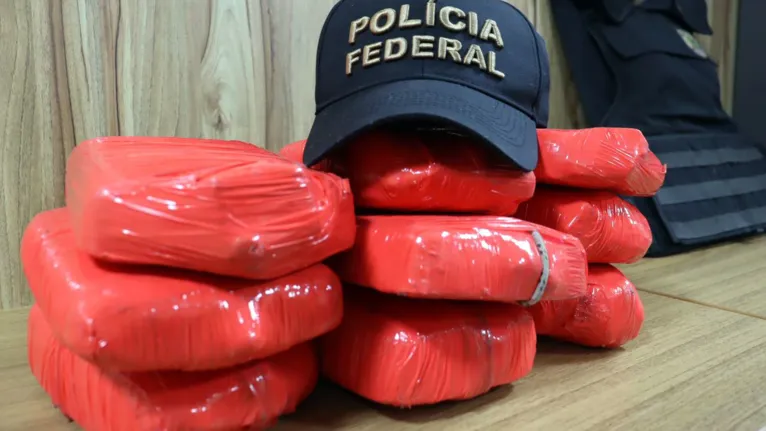 PF apreende cocaína escondida que veio de Manaus