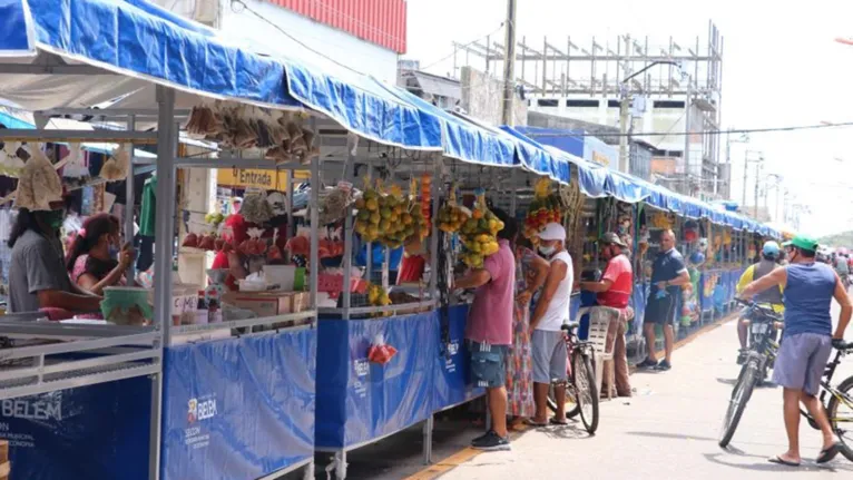 Em Icoaraci, a Feira da rua 8 de Maio é uma das mais conhecidas da cidade