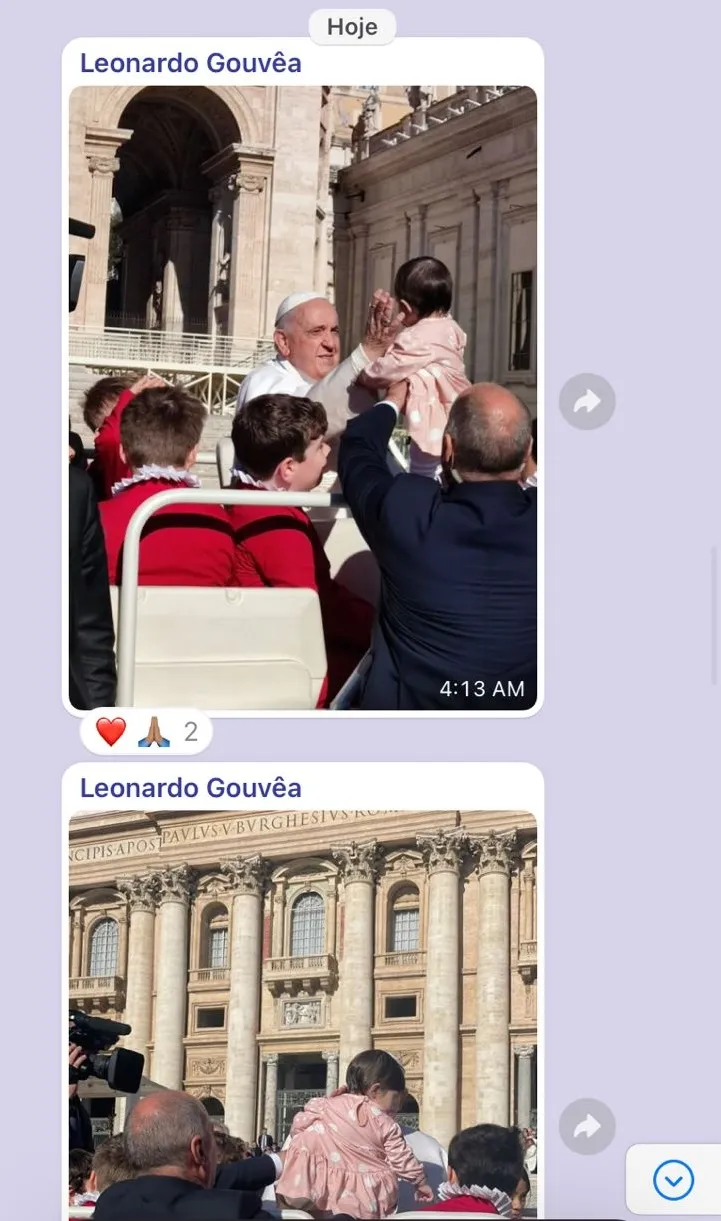 Vídeo: Papa abençoa bebê paraense no Vaticano