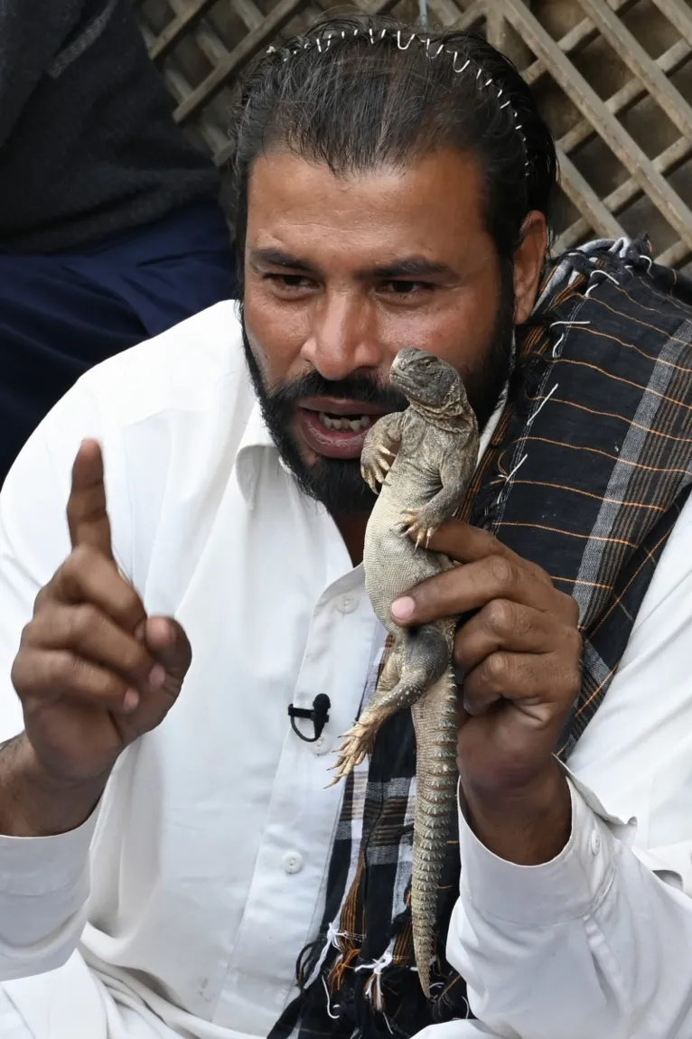 Yasir Ali, vendedor do “sanda tael” em Rawalpindi