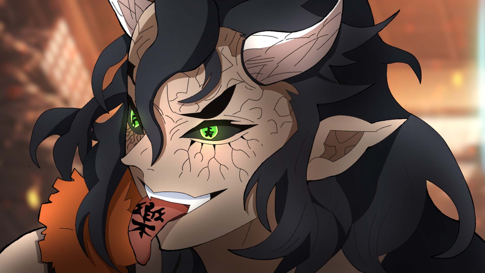 Demon Slayer: Kimetsu no Yaiba - Zenitsu aparece como oni em arte de fã