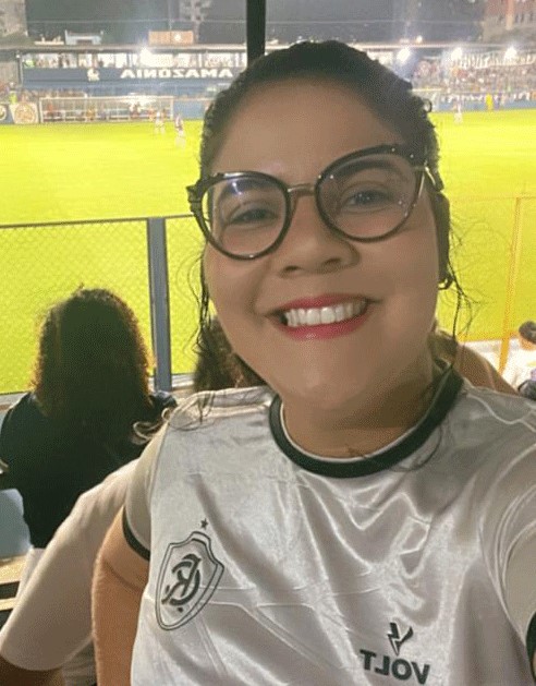 Além de pesquisadora da violência contra a mulher nos estádios paraenses, a advogada Vanessa Egla também é torcedora do Clube do Remo.