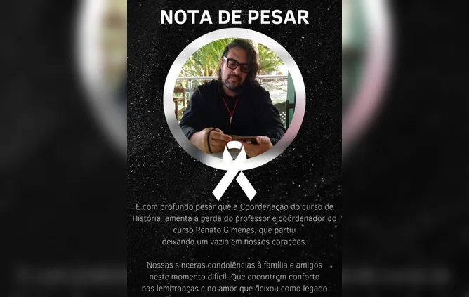 Morre o professor de História da UEPA Renato Gimenes