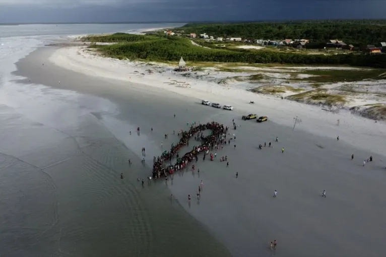 Praia do Atalaia, berçário de quelônios na costa atlântica do Pará