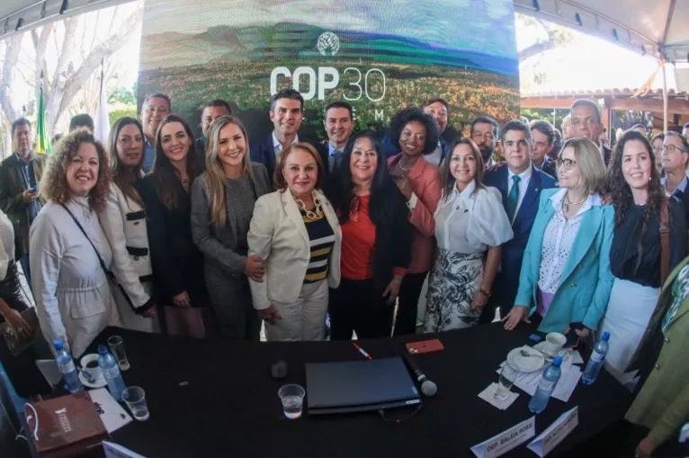 Governador Helder Barbalho se reuniu, em Brasília (DF), com gestores públicos, deputados, senadores e presidentes de Assembleias Legislativas de diferentes partes do país