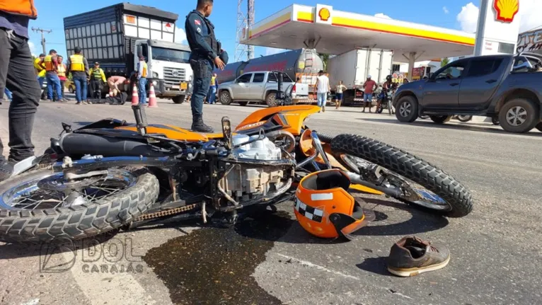 Guarnição da Polícia Militar ajudou a controlar o trânsito