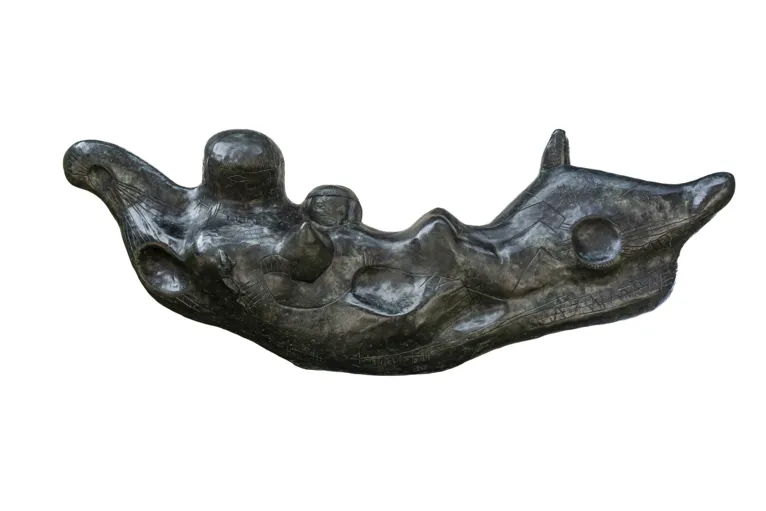 Acalanto de Bartira, 1954. 88 x 226 x 70 cm, Bronze.