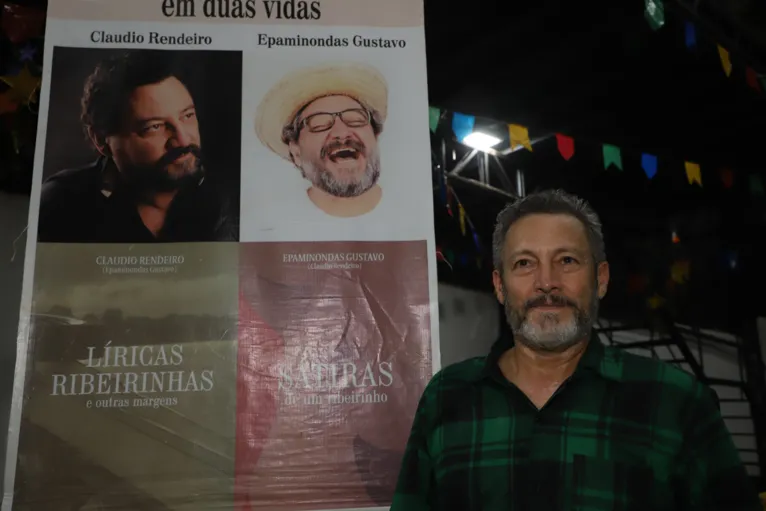 Belém, Pará, Brasil. Cidade. A Escola de samba da Matinha homenageia o humorista e juiz, Cláudio Rendeiro. Na foto, Manoel Rendeiro, militar. 20-06-2023. Foto-Wagner Santana/Diário do Pará.