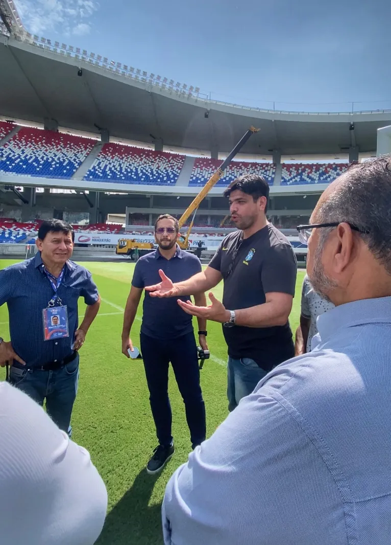 Mangueirão recebe vistoria da CBF para jogo da seleção