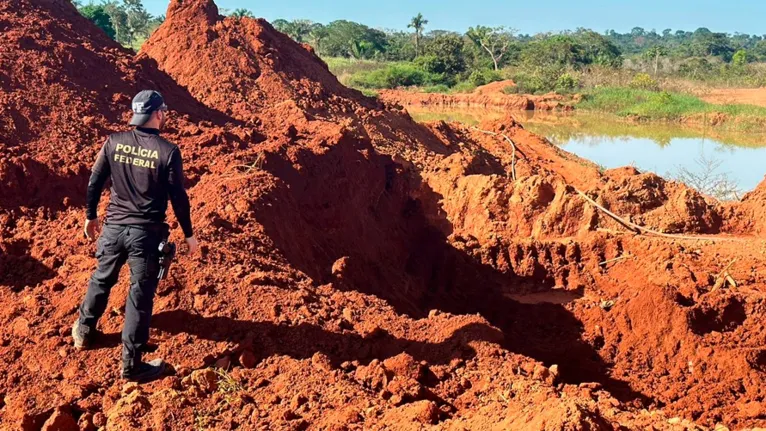 São locais com recorrente extração ilegal de minérios, diversos deles com aplicações de sanções pelos órgãos ambientais
