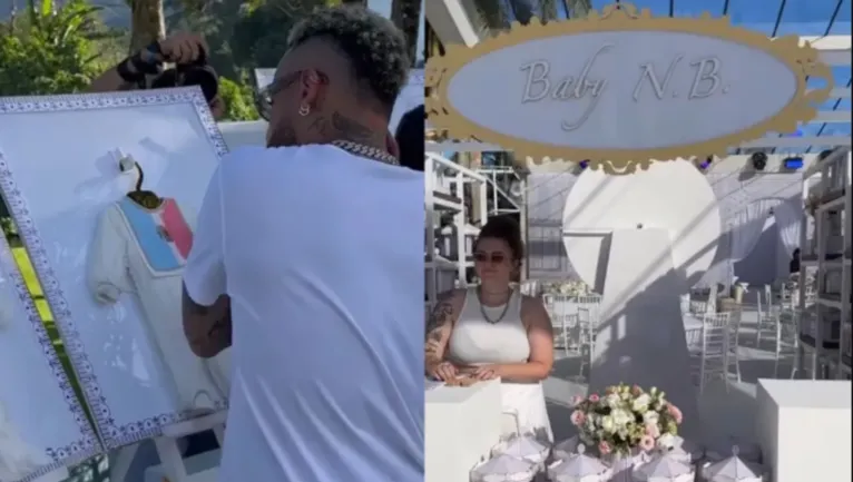 Veja detalhes do Chá e Revelação de Neymar e Bruna Biancardi