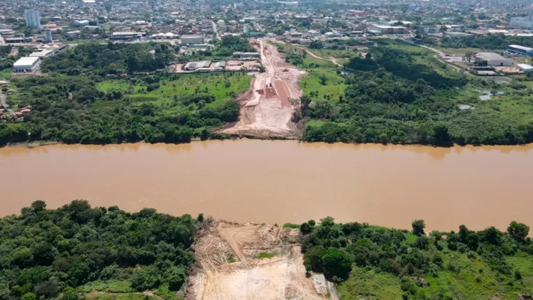A construção da nova ponte vai desafogar o trânsito na Rodovia Transamazônica