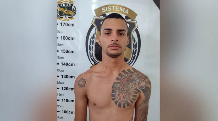 Vambasther da Cruz Lima, de 26 anos, já tem passagens pela polícia