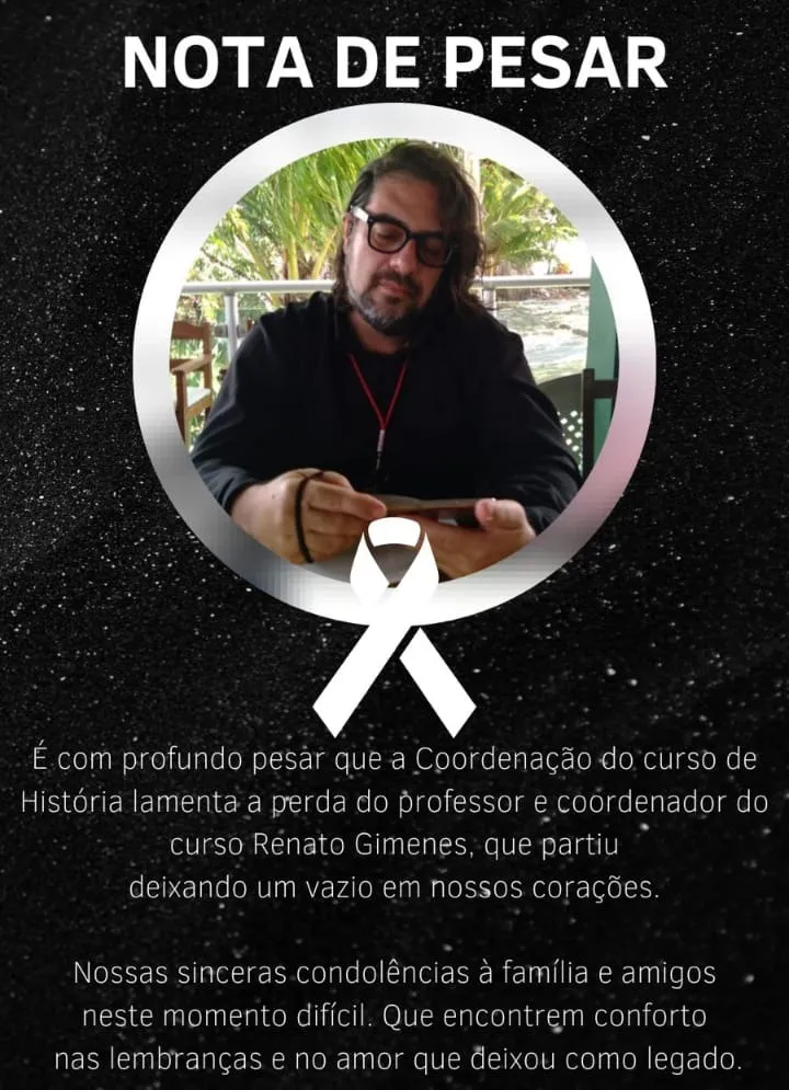 Morre o professor de História da UEPA Renato Gimenes