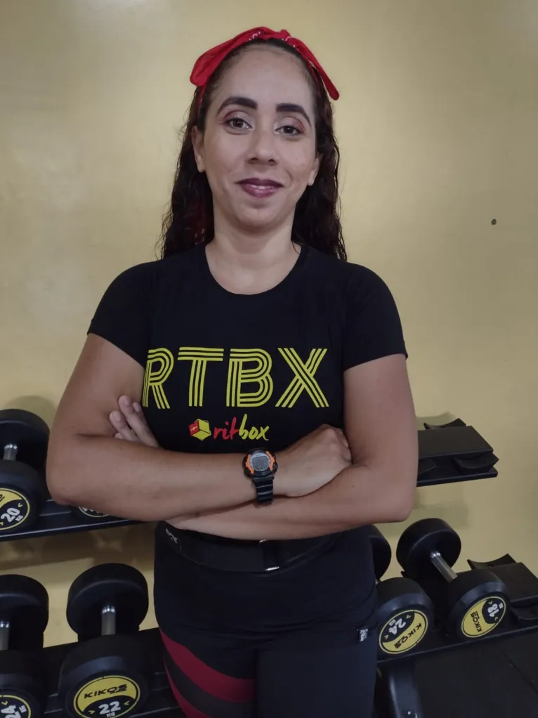 Marcela afirma que há inúmeros benefícios para quem pratica o ritbox