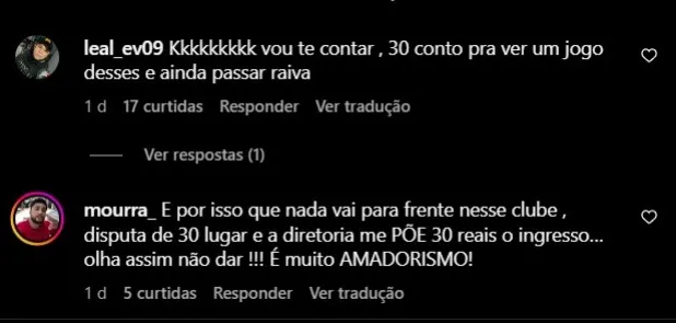 Torcida do Paysandu protesta contra valores de ingressos