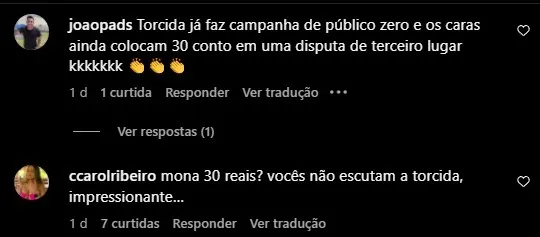 Torcida do Paysandu protesta contra valores de ingressos