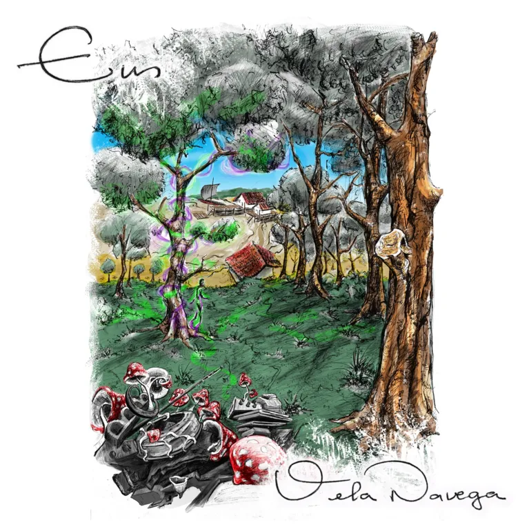 Capa do EP "Eus" disponível em todas as plataformas de streaming no dia 1 de junho.