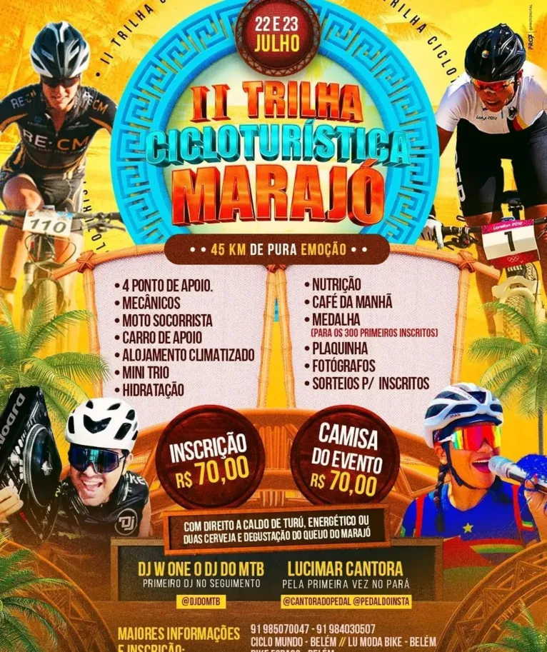 Verão terá circuito de ciclismo na região do Marajó