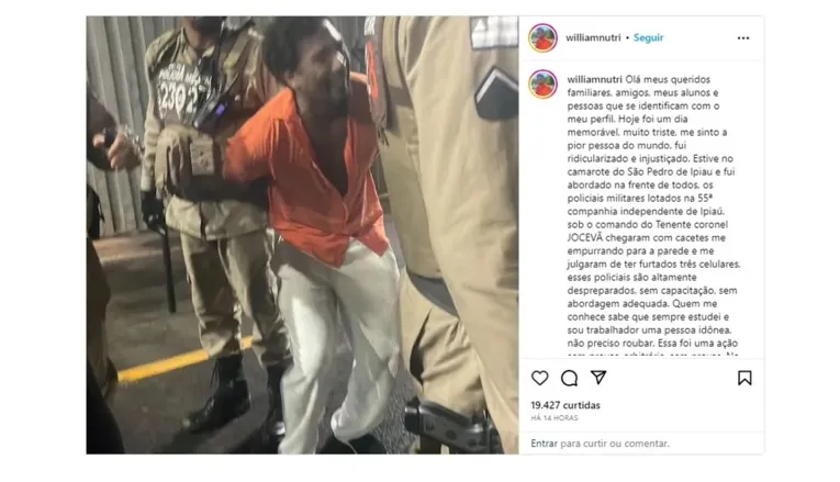 Professor é algemado em festa e acusa PMs de racismo