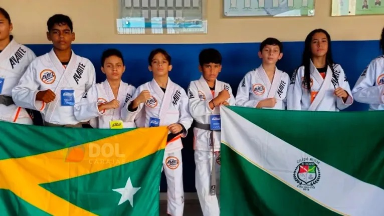 Alguns dos Competidores do Projeto Social Jiu-Jitsu e equipe Avante que participaram da competição