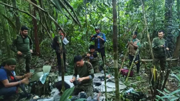 O bebê do grupo completou 1 ano de idade durante o período em que o grupo ficou perdido