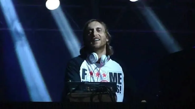 David Guetta tocando no Hangar