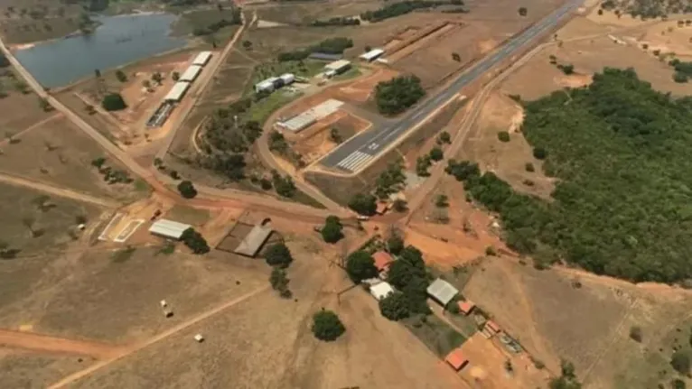 Aeroporto particular da fazenda Terra Prometida