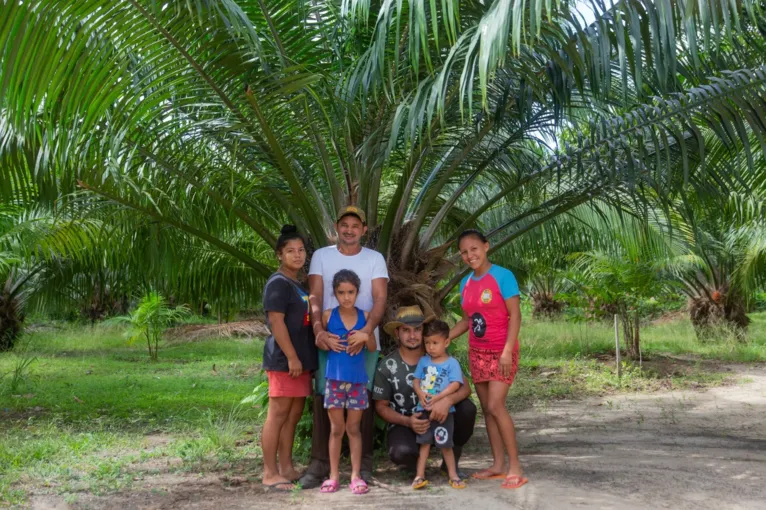 Família integrante do programa do Grupo BBF