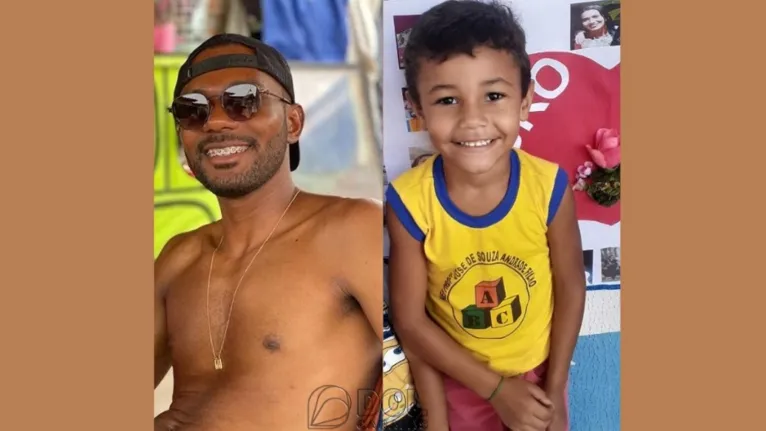 Marcos Aurélio e Lucas Gabriel submergiram na água