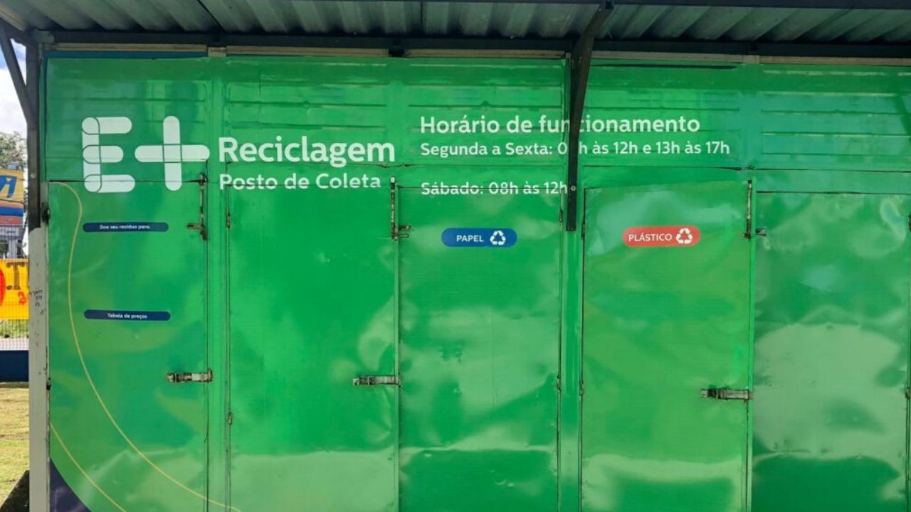 Local destinado para a coleta do material