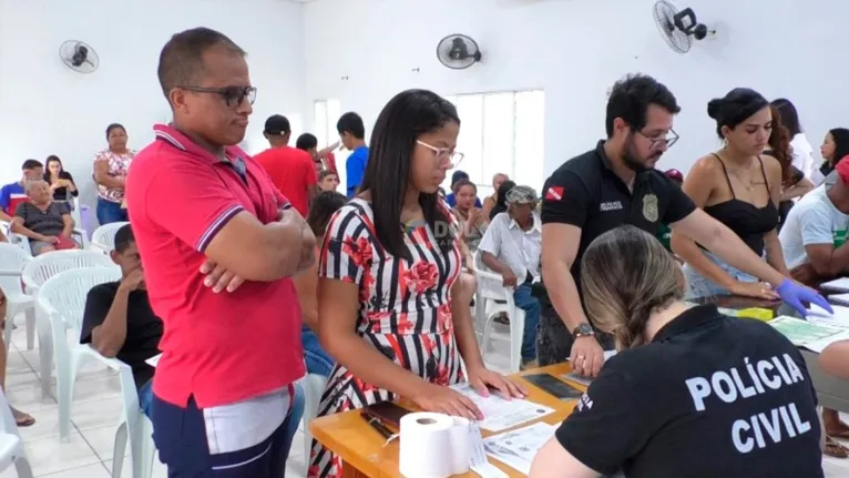 Durante a ação houve a emissão de identidade