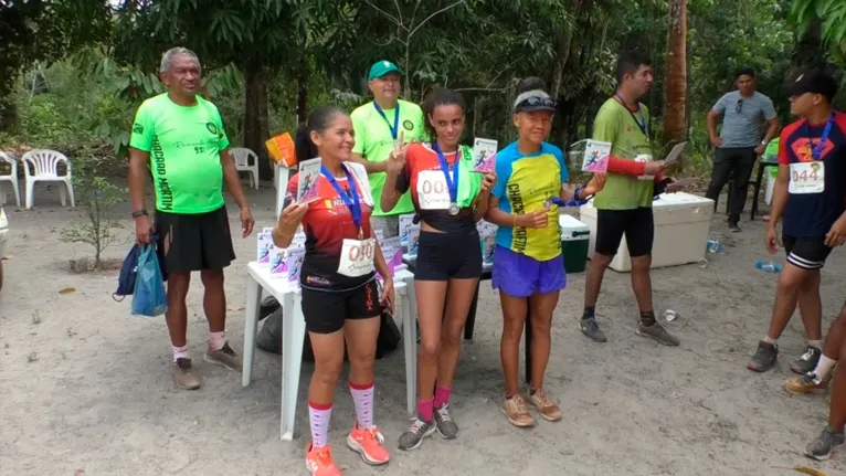 Atletas participaram da corrida na Vila Matrinxã, zona rural de Marabá