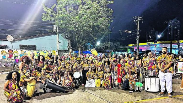 Bloco Afro faz seu primeiro ensaio para o Carnaval 2024