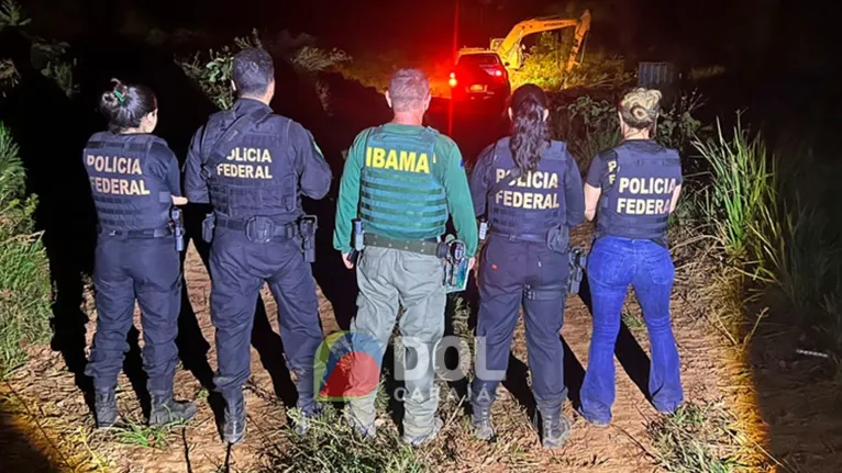 Operação contou com agentes da PF e Ibama