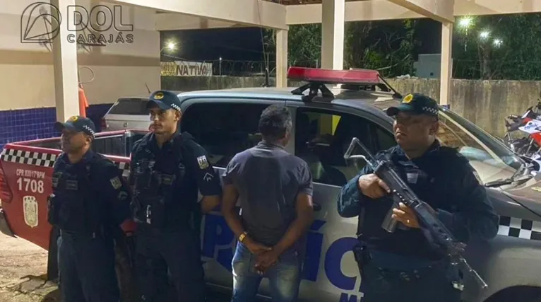 Arnaldo Fernandes de Sousa foi localizado pelos policiais militares  e preso