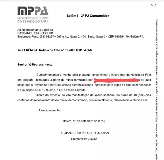 MPPA monitora Paysandu para evitar monopólio de cambistas
