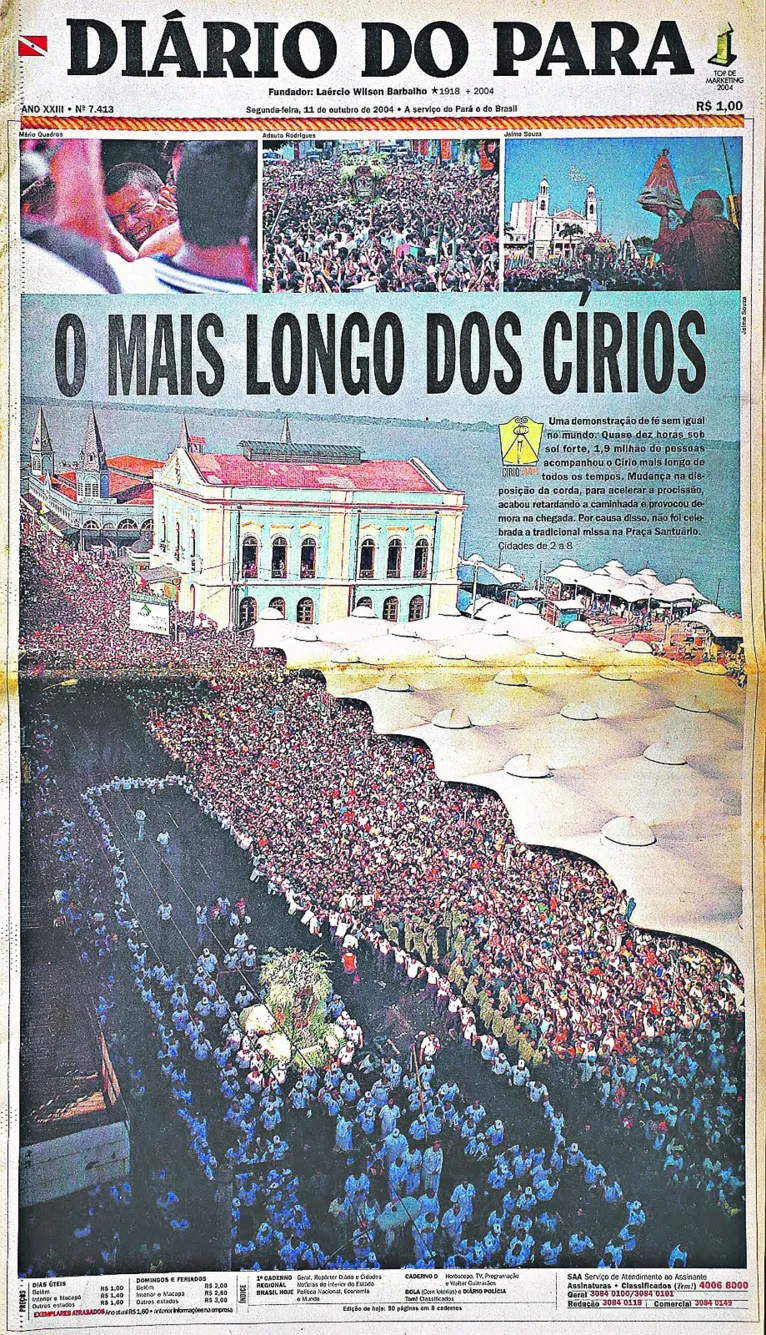 Capas ajudaram a eternizar momentos históricos do Pará 